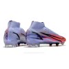 Nike Mercurial Superfly VIII Elite DF FG KM Flames Lila Plata